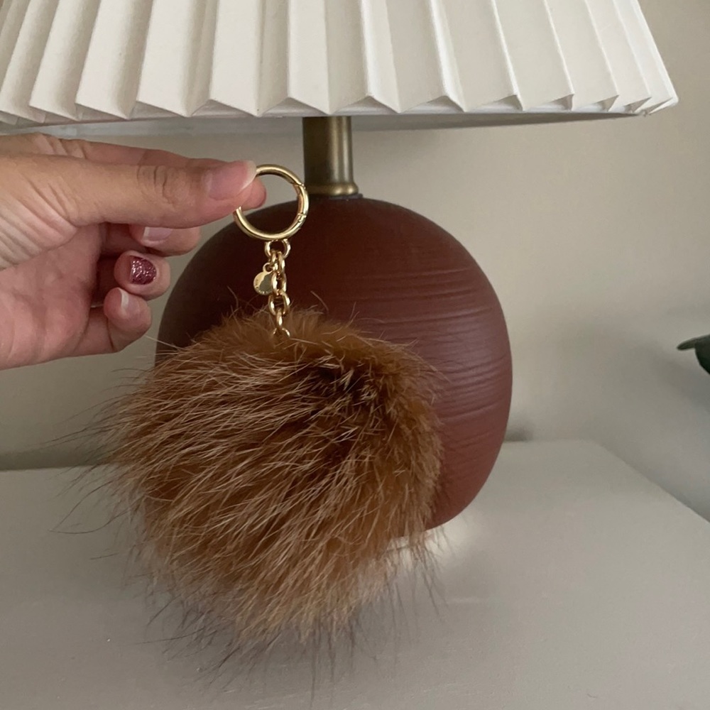 Michael Kors fur keychain